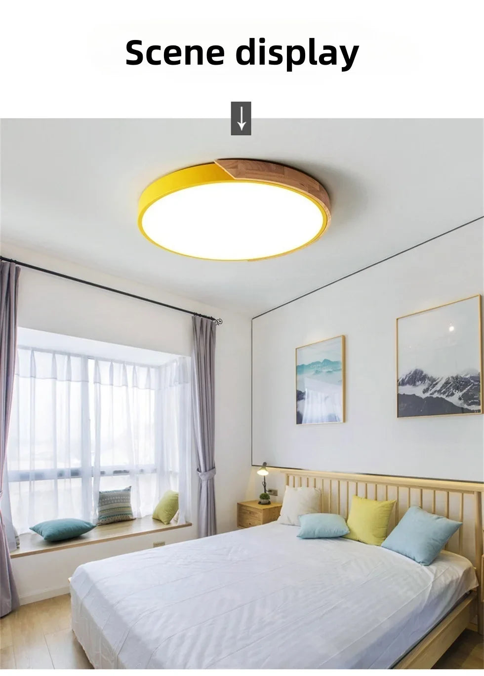 OTELEI MacaGlow™ Nordic LED Ceiling Light