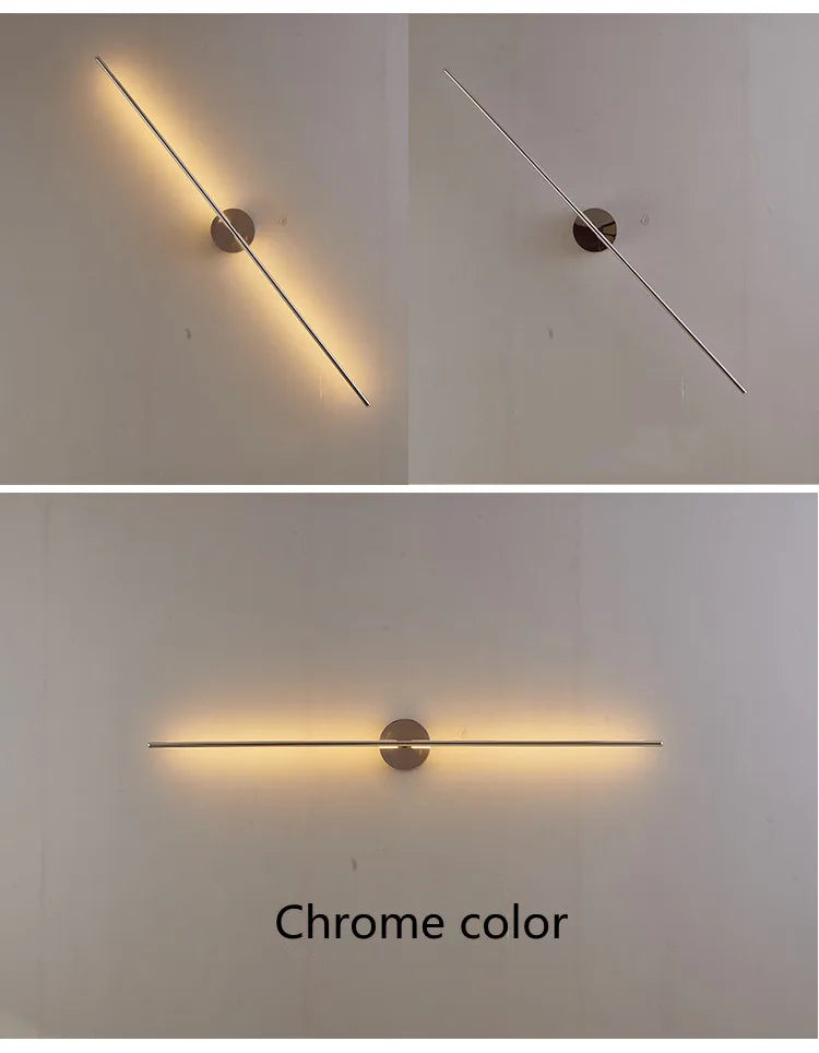 Modern LED Strip Wall Lamp – Minimalist & Elegant Design