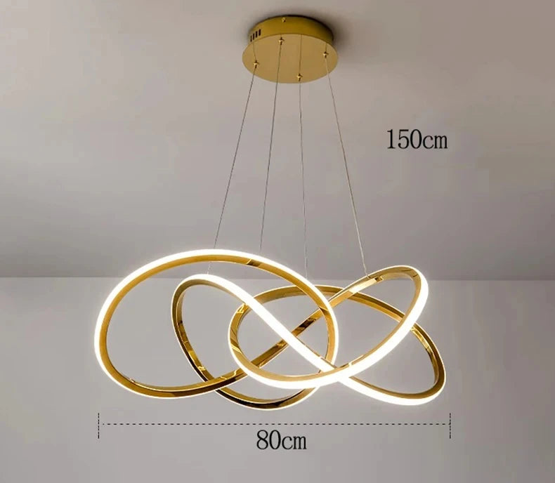 Modern Adjustable LED Chandelier
