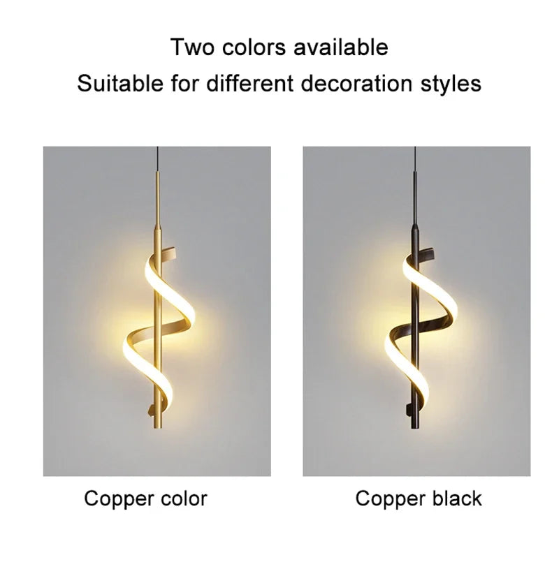 Modern Copper Pendant Lamp