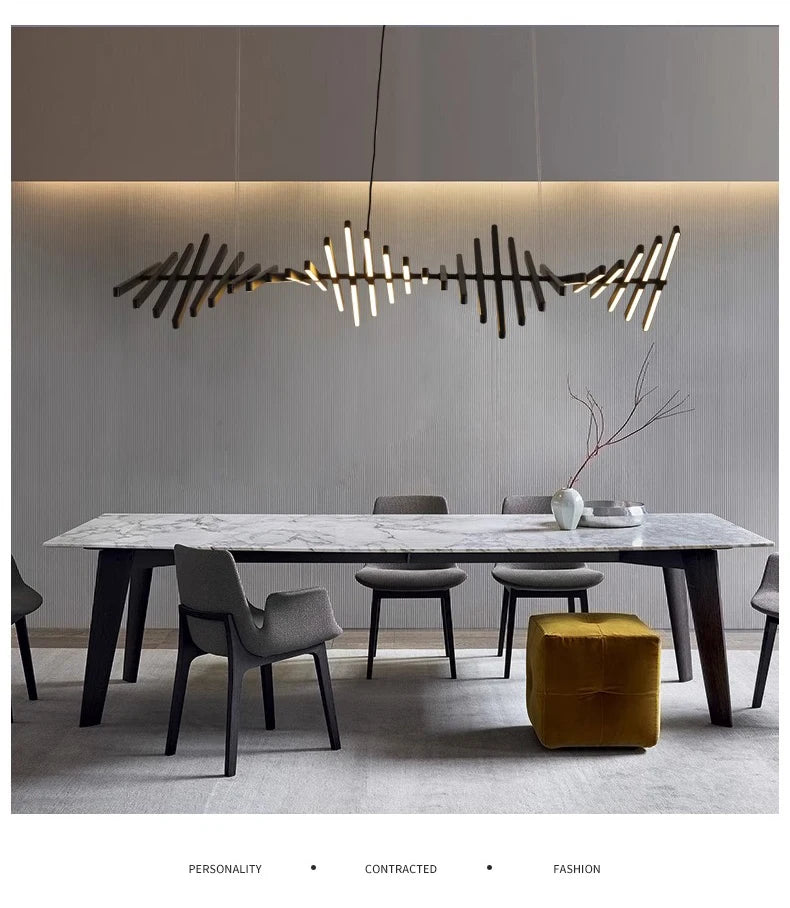 Modern Flush Mount Chandelier