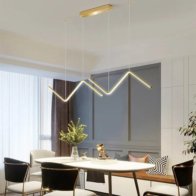 Modern Z-Shape Pendant Light