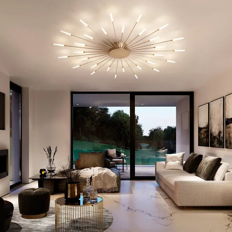 DUTRIEUX Firework Shape Ceiling Lamp