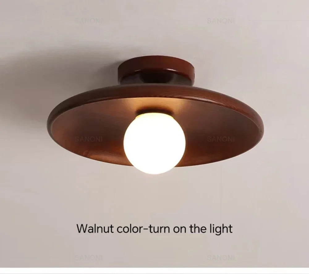 Sanoni™ Modern Solid Wood Ceiling Light