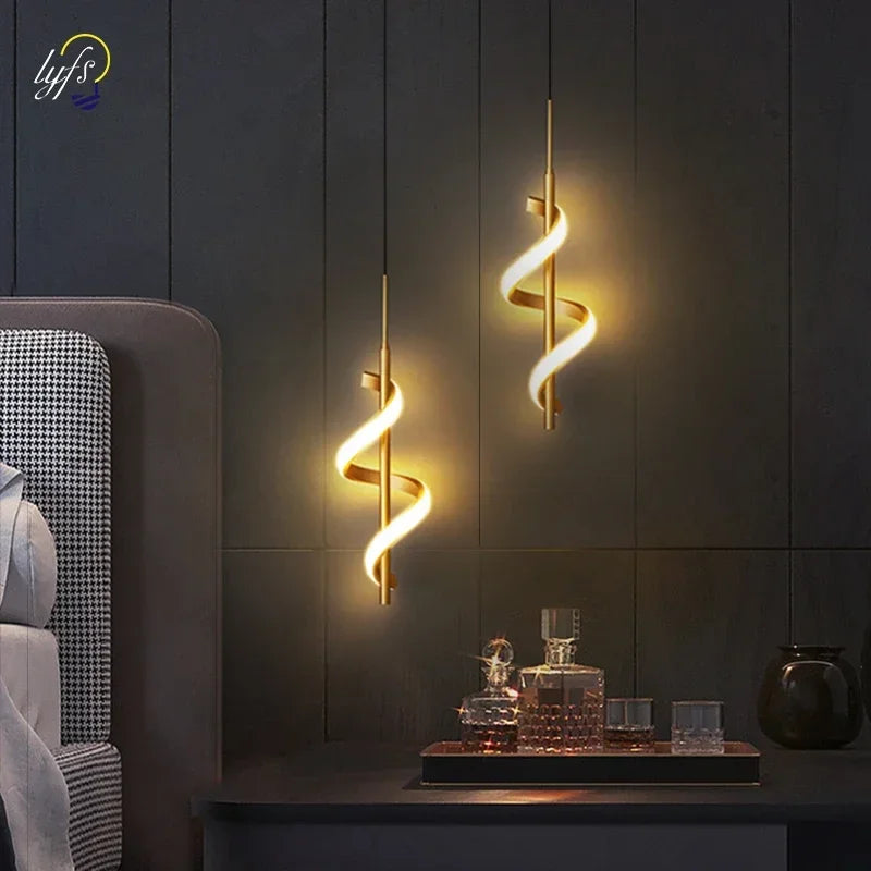 Modern Copper Pendant Lamp