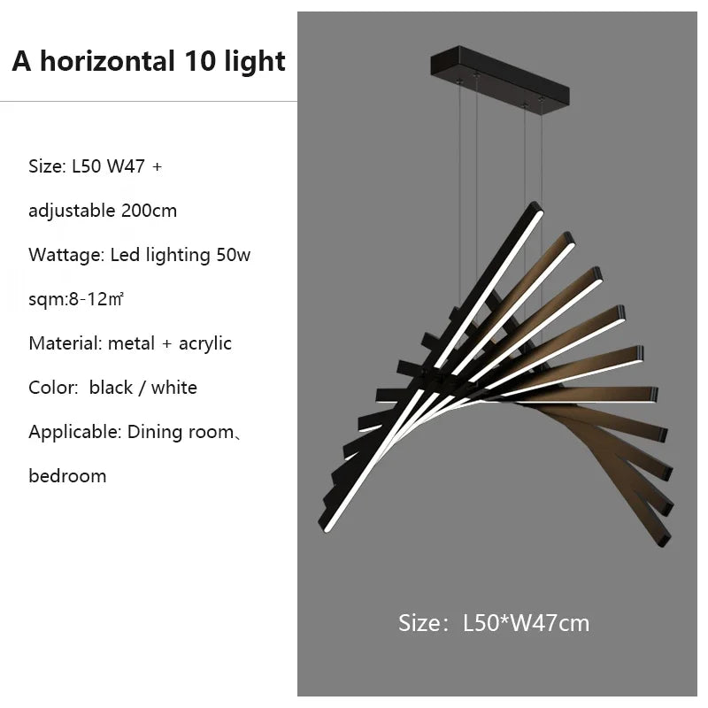 Modern Flush Mount Chandelier