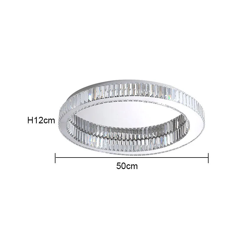 BleakNight™ Modern Crystal Circle Chandelier