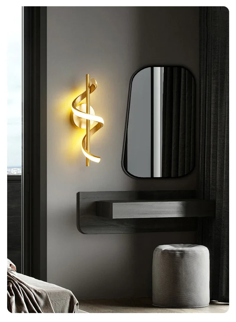 Modern Copper Pendant Lamp