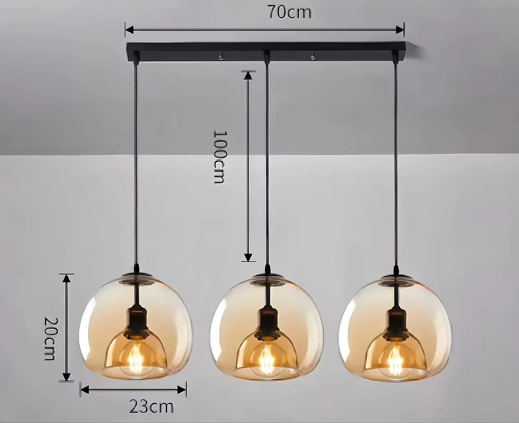 Modern Dimmable LED Pendant Light