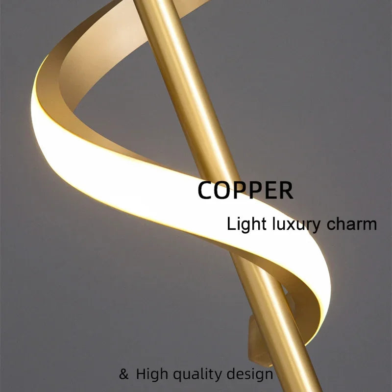 Modern Copper Pendant Lamp