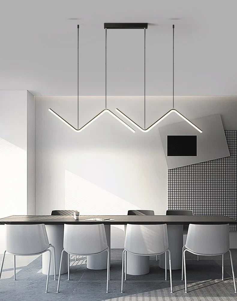 Modern Z-Shape Pendant Light