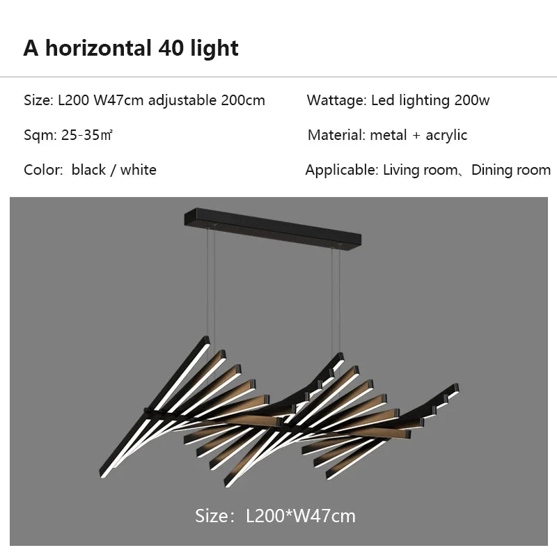 Modern Flush Mount Chandelier