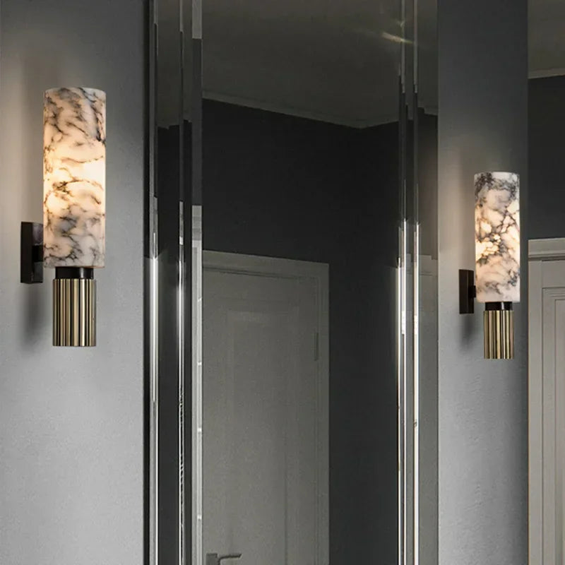 KFKF Elegant Marble Wall Lamps