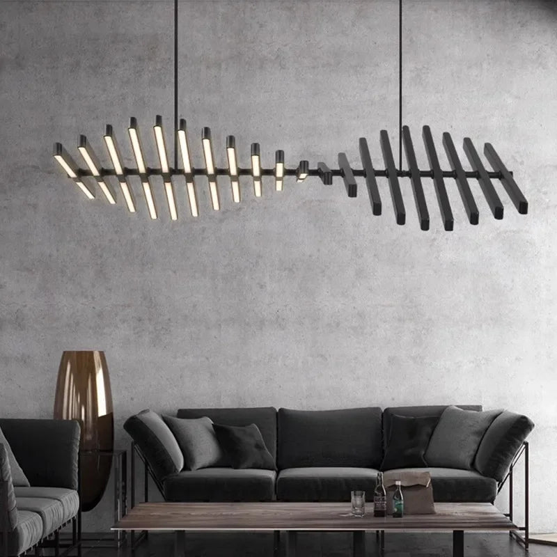 Modern Flush Mount Chandelier
