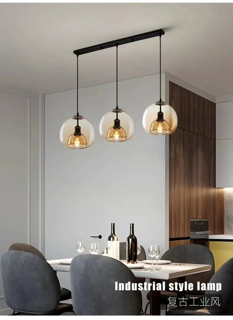 Modern Dimmable LED Pendant Light