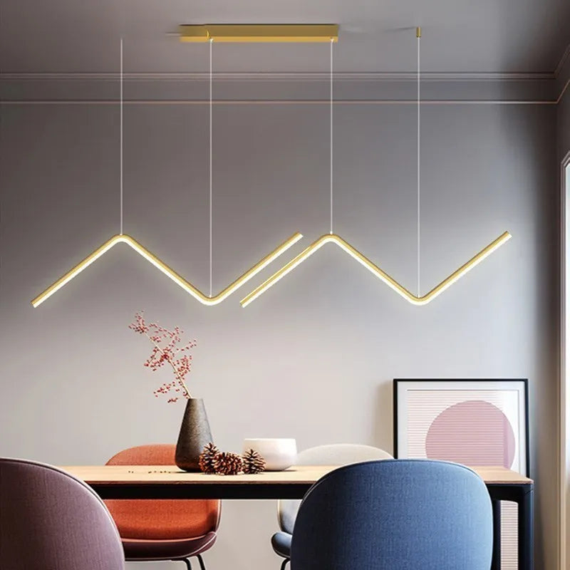 Modern Z-Shape Pendant Light