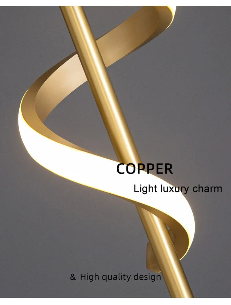 Modern Copper Pendant Lamp