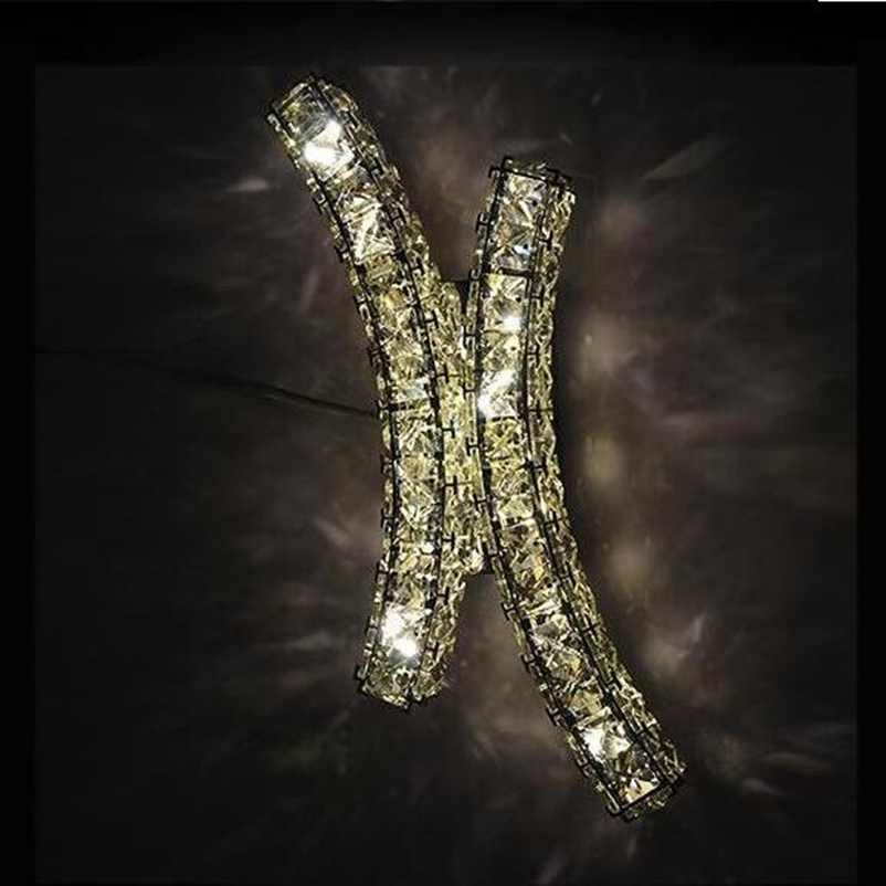 Kimia- LED Wall Light Chrome/Crystal